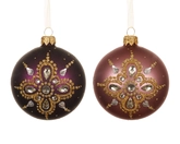 Kerstbal glas d8cm a2