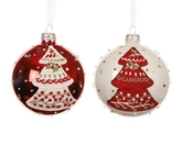 Kerstbal glas d8cm a2