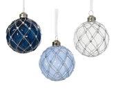 Kerstbal glas d8cm a3 - afbeelding 1