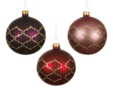 Kerstbal glas d8cm a3