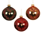 Kerstbal glas d8cm a3