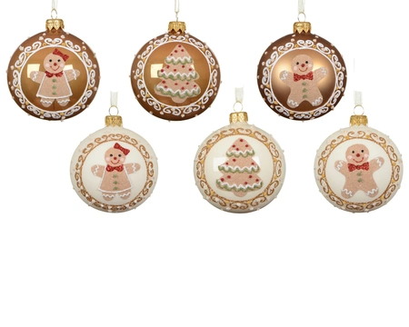 Kerstbal glas d8cm a6