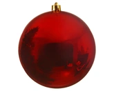 Decoris onbreekbare kerstbal christmas red 14 cm