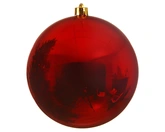 Kerstbal kunststof d25cm kerstrood