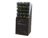 Kerstbal plc d6cm dengrn ass 10st - afbeelding 2