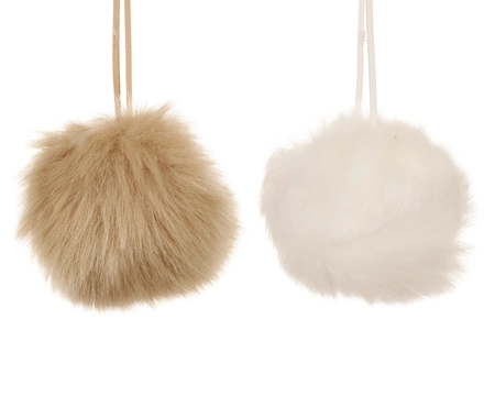 Kerstbal polyester d10cm a2