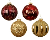 Kerstballen glas d10cm a4 - afbeelding 1