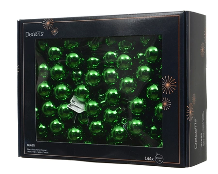 Kerstballen glas d2.50cm jolly grn 12st - afbeelding 1