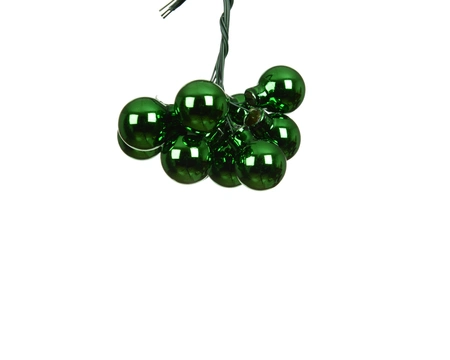 Kerstballen glas d2.50cm jolly grn 12st - afbeelding 2