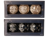 Kerstballen glas d8cm a2 3st - afbeelding 1