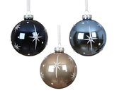 Kerstballen glas d8cm a3 - afbeelding 1