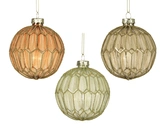 Kerstballen glas d8cm a3 - afbeelding 1
