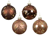 Kerstballen glas d8cm a4 - afbeelding 1