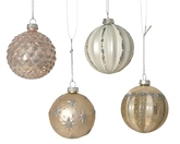 Kerstballen glas d8cm a4 - afbeelding 1