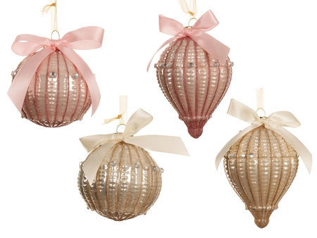 Kerstballen glas d8cm a4 - afbeelding 1