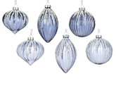 Kerstballen glas d8cm a6 - afbeelding 1