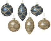 Kerstballen glas d8cm a6 - afbeelding 1