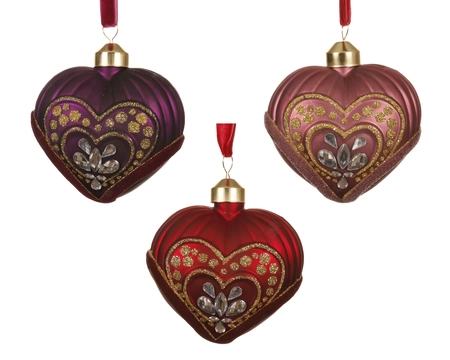 Kerstballen glas L9b6.3h9.7cm a3