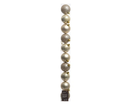 Decoris onbreekbare kerstballen polystyreen parel 6 cm - afbeelding 1