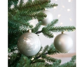 Decoris onbreekbare kerstballen kerst rood 10 cm - afbeelding 3