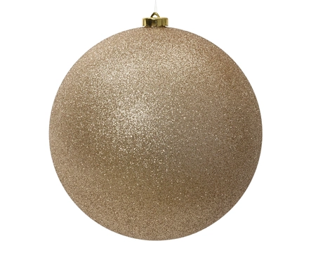 Kerstballen plastic d14cm parel