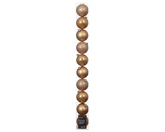 Kerstballen plc d6cm karamel bruin 10st - afbeelding 1