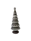 Kerstboom groen/bruin H 30 cm