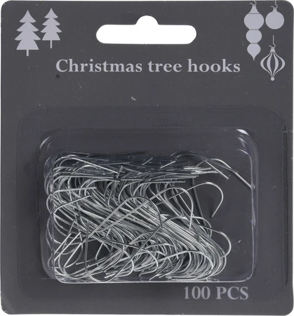 Kerstboom Haakjes 100Sts