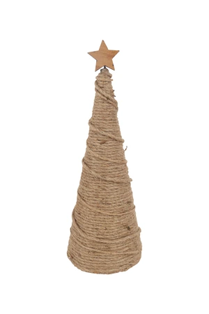 Kerstboom kegel - D13xH35,5cm Naturel