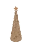 Kerstboom kegel - D13xH35,5cm Naturel