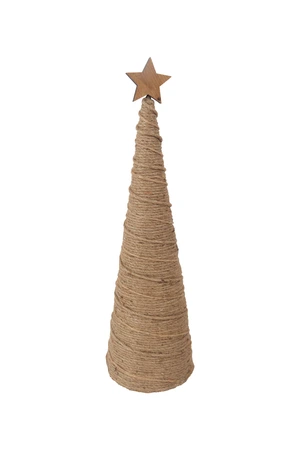 Kerstboom kegel - D17xH58cm Naturel