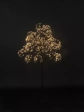Kerstboom LED Dorion S zwart - 120 cm