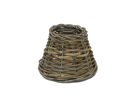 Kerstboomhuls Rotan Grijs d25H17cm