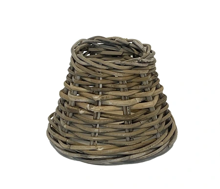 Kerstboomhuls Rotan Grijs d34h22cm