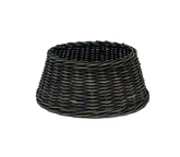 Kerstboomhuls Rotan Zwart D60H26cm