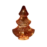 Kerstboompje 10led 24x15.5cm bordx