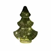 Kerstboompje 10led 24x15.5cm groen