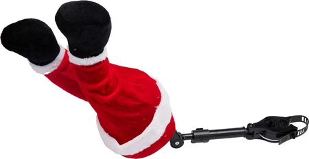 Kerstman bewegende benen 35cm - afbeelding 2