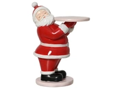 Kerstman polyresin L21.8b33.5h43.2cm rd