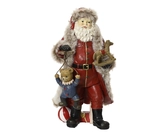 Kerstman polyresin l9.5b11h22cm rd - afbeelding 1