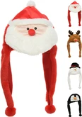 Kerstmuts Pluche 50cm (1 stuk, div. soorten) - afbeelding 1