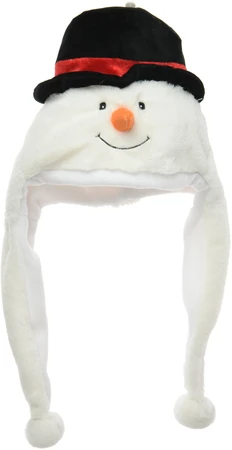 Kerstmuts Pluche 50cm (1 stuk, div. soorten) - afbeelding 3