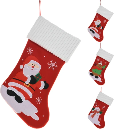 Kerstsok 46cm (1 stuk, div. soorten)