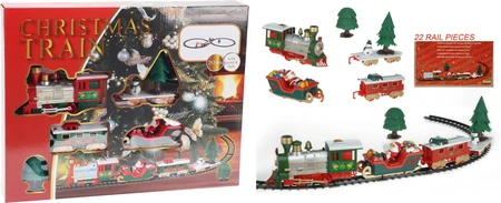 Kersttreinset 22-delig - afbeelding 1