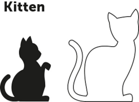 Kittenhalsband Ziggi Kersenrood