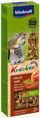 Kräcker Original kleine knaagdieren met gierst en appel - afbeelding 1