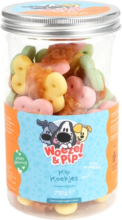 KOEKJES GEKLEURD MET KIP IN POT 210 GRAM - afbeelding 2