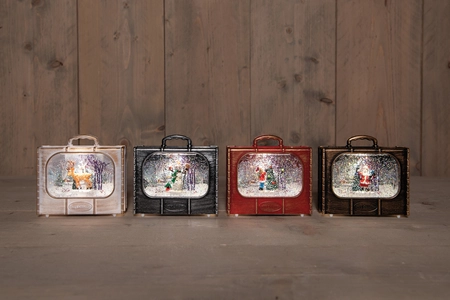 Koffer glitterwater 12x5cm a4 - afbeelding 2