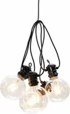 Konstsmide LED lichtsnoer 10 lampen 10 meter 7W met dimmer, startsnoer - afbeelding 1