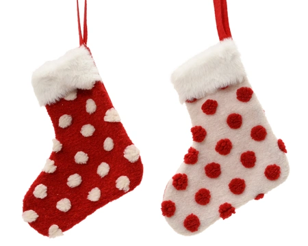 Kous polyester L0.50b17h18cm rood a2 - afbeelding 1